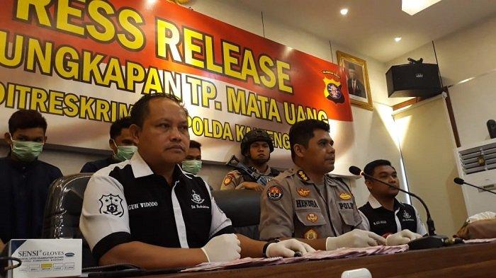 Transaksi Sarang Walet, Komplotan Pembuat Uang Palsu di KaltengTerbongkar, 3 Pria Diamankan Polisi