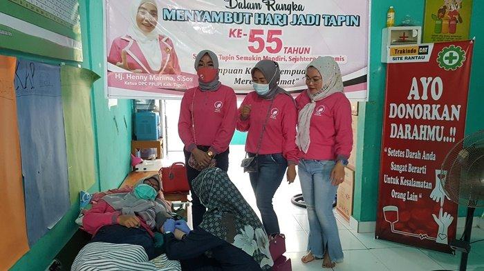 Aksi DPC PPLIPI Mengadakan Donor Darah Peringati Hari Jadi Kabupaten Tapin