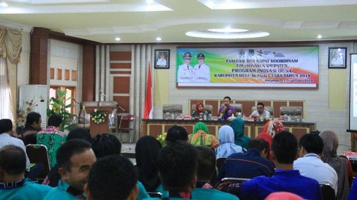 Kembangkan Program Inovasi Desa Dinas DPMPD HSU Gelar Rakor