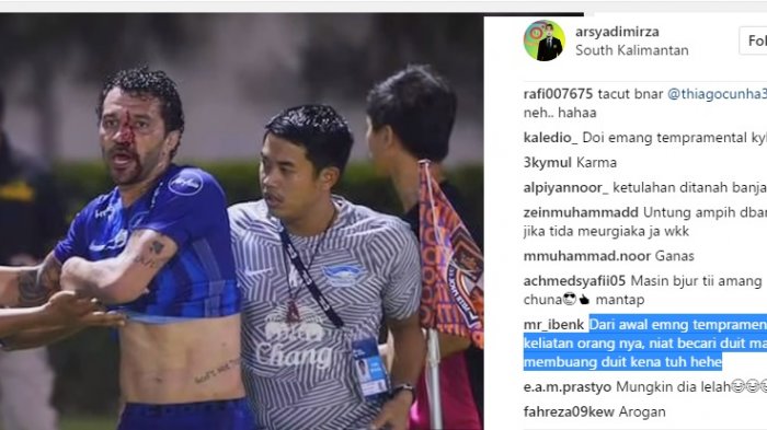 Beredar Video Mantan Striker Barito Putera Jadi Biang Keributan Saat Membela Klub di Thailand