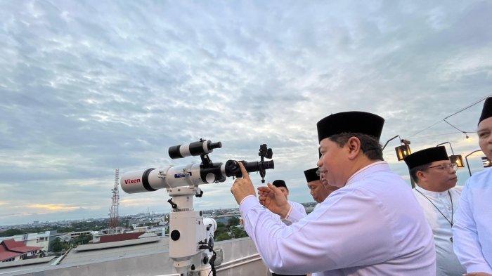 Hilal Tak Terlihat di Banjarmasin, HM Tambrin : Langsung Kita Laporkan ke Kemenag RI