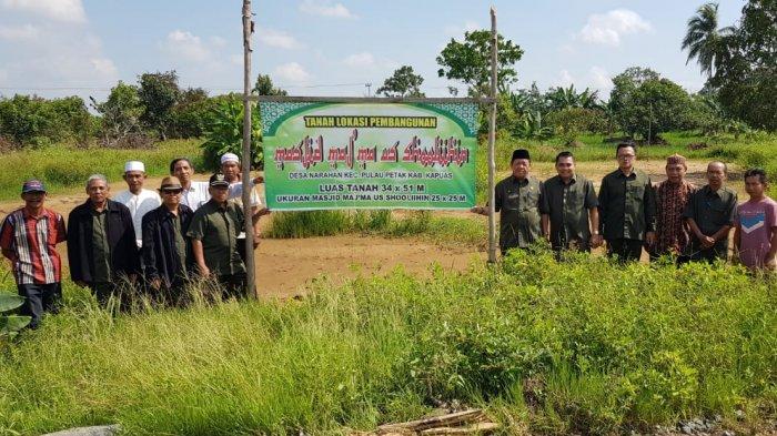 FKUB Kabupaten Kapuas Tinjau Pembangunan Masjid Maj'mus Shalihin di Desa Narahan