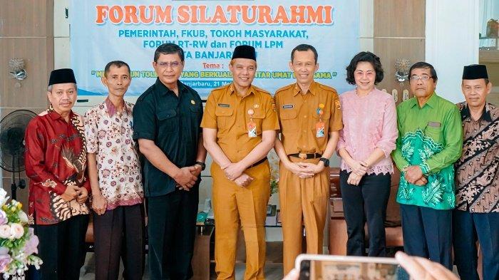 Hadiri Forum Silaturahmi Antar Umat Beragama, Sekda Dorong Toleransi Agama Berkualitas di Banjarbaru