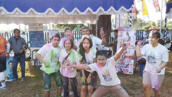 Penuh Warna di Fun Bike Dies Natalis UT Banjarmasin