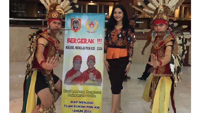Galuh Kalsel Ikut Promokan Kalsel Tuan Rumah PON XXI