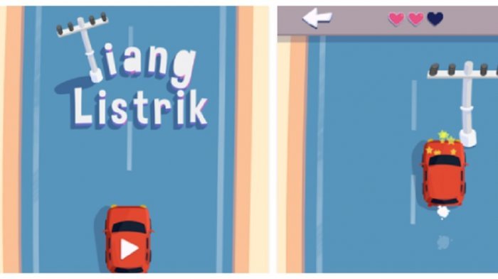 Permainan ''Tiang Listrik'' Sudah Nongol di Google Play Store, Buruan Tabrakan Mobil Kamu!