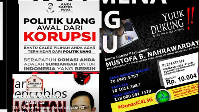 Pendukung Tiga Caleg Beda Partai Ini Galang Donasi di Twitter