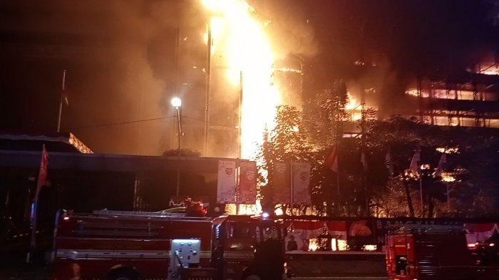 Gedung Bundar Kejaksaan Agung Kebakaran, Ini Yang Dilakukan Petugas Lalulintas