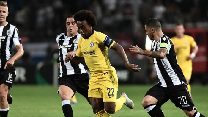 Hasil Liga Europa PAOK Vs Chelsea - Gol Willian Bawa The Blues Tundukan PAOK