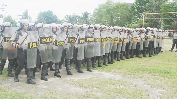 Personil Polda Kalteng Makin Giat Latihan Jelang Pilkada