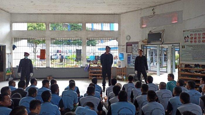 Razia Gabungan dan Tes Urine di Rutan Barabai,  Petugas Temukan Silet, Mancis hingga Paku