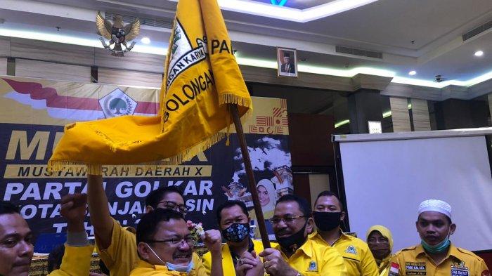 Terpilih Aklamasi, H Yuni Komandoi Golkar Banjarmasin Hingga 2025