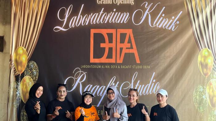 grand opening Laboratorium Klinik Defa, sekaligus sanggar senam Ragafit 2