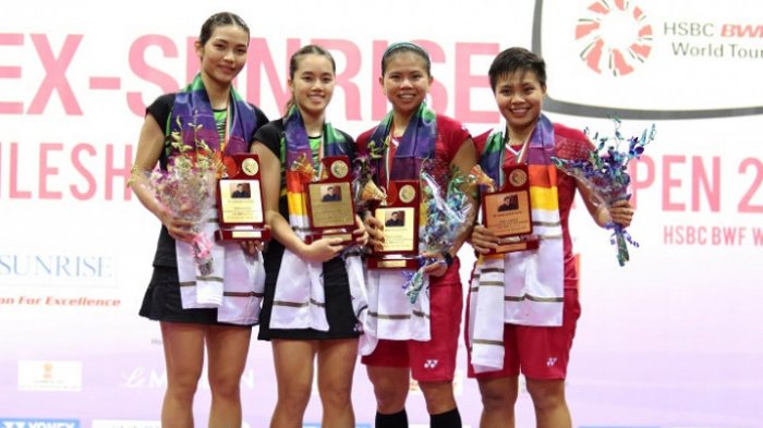 Hasil Final India Open 2018 - Raih Gelar ke-3, Greysia/Apriyani Tidak Mau Cepat Puas