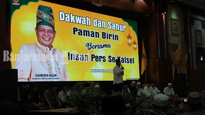 Gubernur Kalsel Meminta Maaf ke Insan Pers, Paman Birin: Tanpa Dukungan Pers Pemerintah Lemah