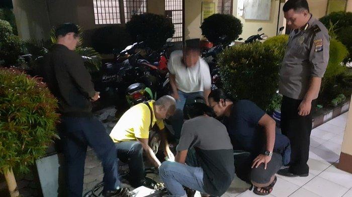 Lima Lelaki Diduga Mencuri Kabel Telkom di Banjarmasin Kalsel Diamankan Polisi