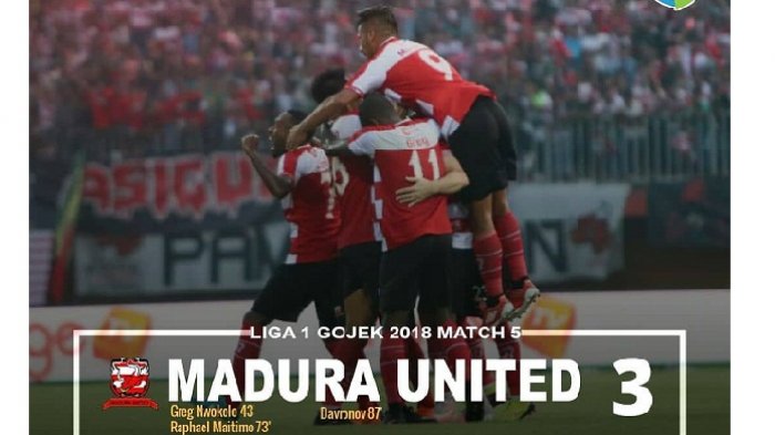 Cuplikan Gol Madura United vs Arema FC, Gol Spektakuler Nuriddin Bawa Tuan Rumah Menang 3-2