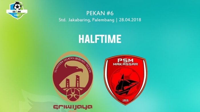 Hasil Akhir Sriwijaya FC vs PSM Makassar Gojek Liga 1 Pekan 6 : Skor 0-0, PSM Gagal ke Puncak