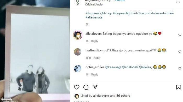 Pemicu Hasil Foto Ariel NOAH dan Alleia Anata Irham Undang Gelak Tawa, Reza Arap Tanya Musim Apa