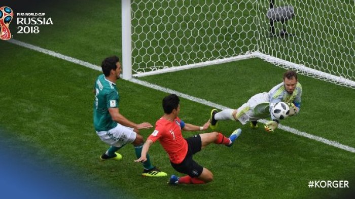 Hasil Korea Selatan vs Jerman di Grup F Piala Dunia 2018 - Skor Babak Pertama 0-0