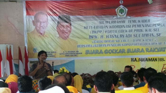 Hasnuryadi Minta Golkar di Tanbu Menang Maksimal