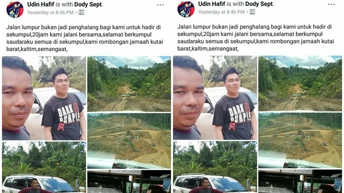 Tempuh 20 Jam Lalui Jalan Hutan Berlumpur, Begini Perjuangan Jemaah Menuju Haul Guru Sekumpul