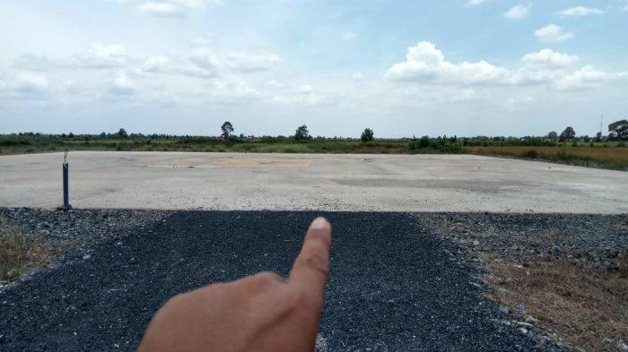 Pemkab Batola Mempersilakan Warga Jejangkit Jemur Padi di Helipad yang Dibangun Senilai Rp 2 Miliar