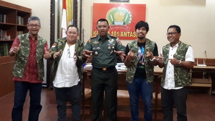 Hendy Gigi Tamu Pertama Danrem 101 Antasari