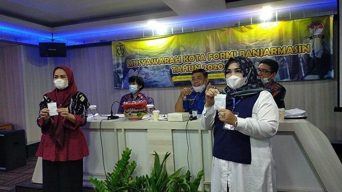 Terpilih dalam Musyawarah Kota, Hj Uzlah Pimpin Formi Banjarmasin