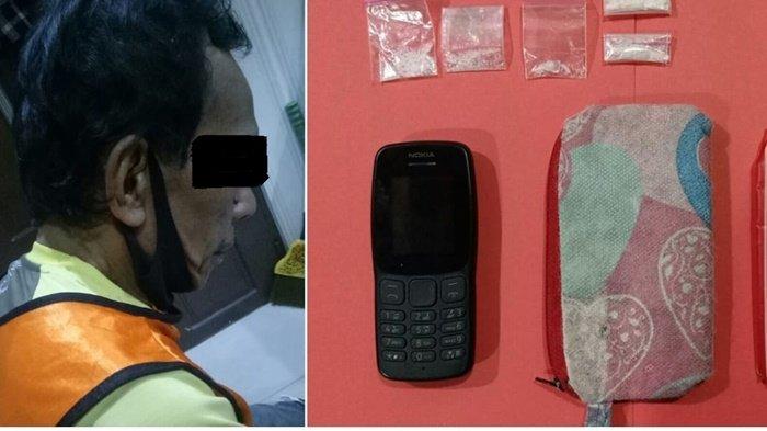 Simpan Sabu di Dinding Rumah, Ketahuan Petugas Ditnarkoba Polda Kalsel