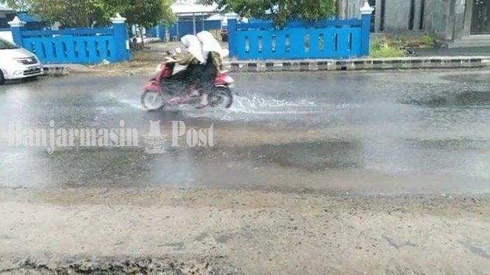 Hujan Deras, Masyarakat di Kabupaten Tanah Bumbu Ucapkan Rasa Syukur