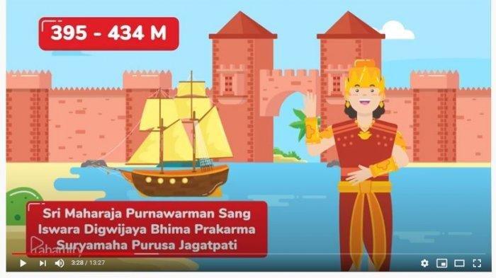 Kisi-kisi Soal dan Jawaban Sejarah Kerajaan Tarumanegara Kelas 4 5 6 SD Belajar dari Rumah TVRI