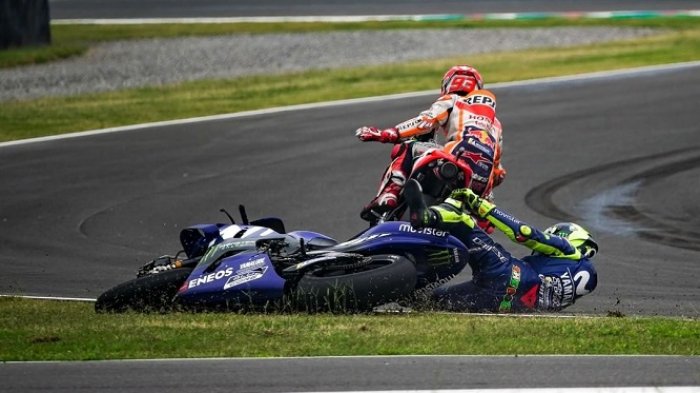 Rossi Masih Murka Terhadap Marquez, Begini Sikapnya Saat Pertemuan dengan Komisi Keselamatan MotoGP