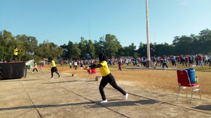 Peserta Senam Bersama ASN Tanahlaut Dibatasi, ini Pertimbanganya