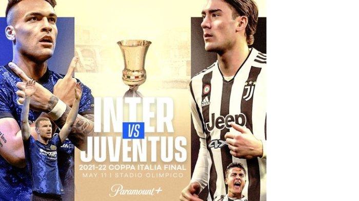 Live TVRI! Susunan Pemain & Live Streaming Juventus vs Inter Milan di Final Coppa Italia Malam Ini