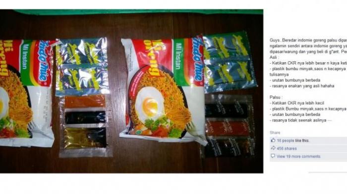 Indofood Nyatakan Tak Benar Soal Adanya Indomie Goreng Palsu