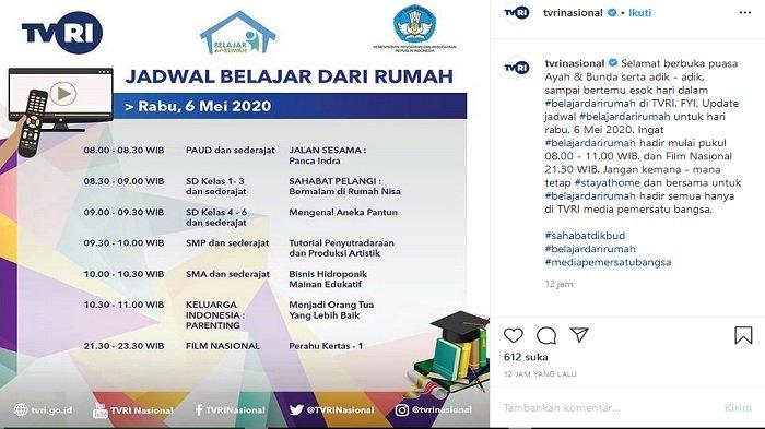 VIDEO Jawaban Soal Tugas SD Kelas 4-6 Belajar dari Rumah di TVRI: Tuliskan Ciri-ciri Pantun
