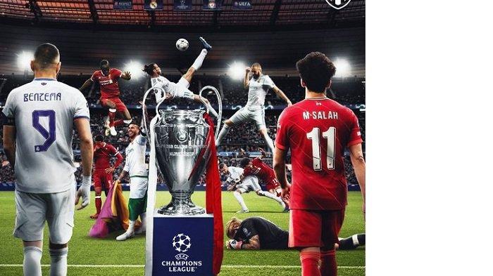 LINK SCTV! Live Streaming Liverpool vs Real Madrid di TV Online Final Liga Champions Jam 02.00 WIB