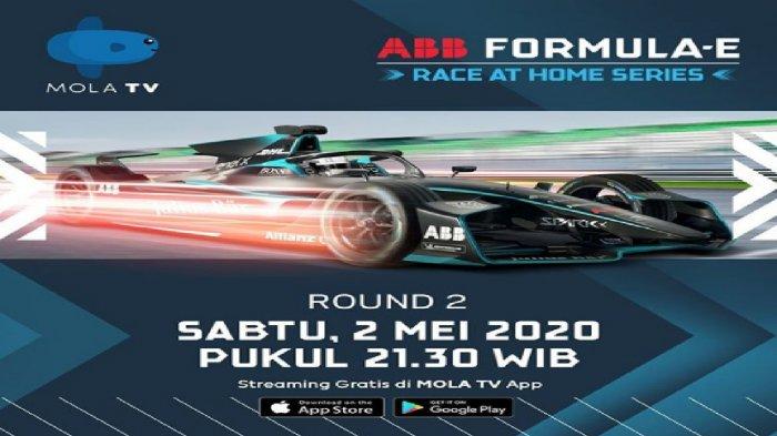 Link Live Streaming Mola TV Formula E Virtual Round 2, Race Online Mulai Pukul 21.30 WIB