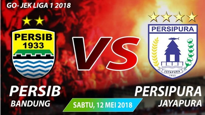 LIVE STREAMING Indosiar Persib vs Persipura Liga 1 Pekan 8, Link Live Streaming Vidio.com
