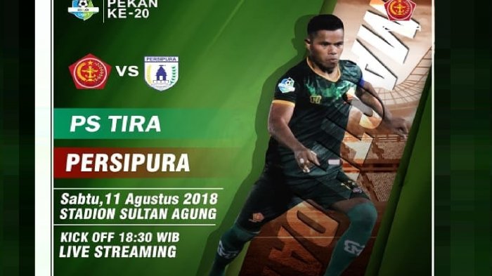 Live Streaming Vidio.com! Link Live Streaming PS Tira vs Persipura Jayapura Liga 1 Malam Ini