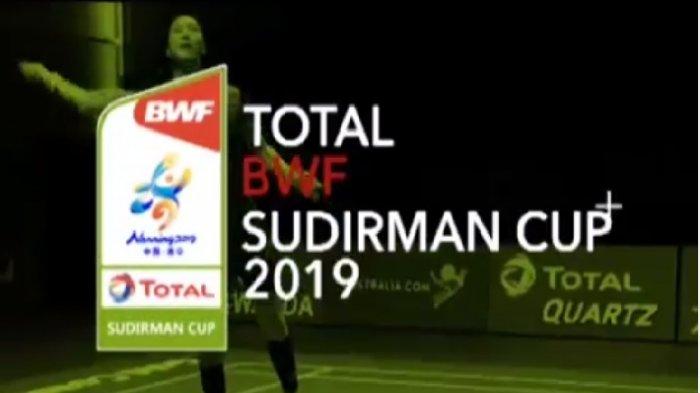 Jadwal Siaran Langsung TVRI Piala Sudirman 2019 : Indonesia Lawan Denmark & Inggris di Grup 1B