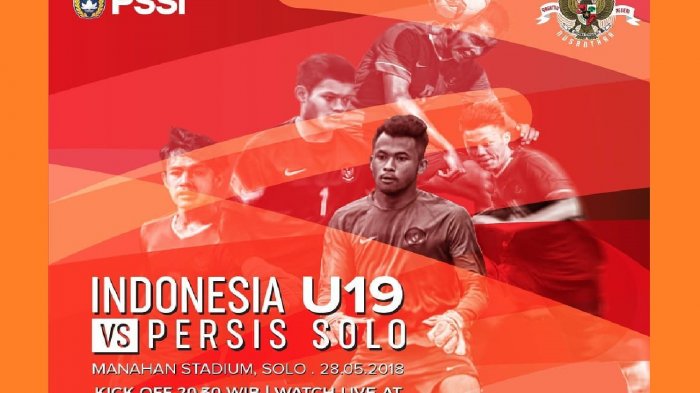 Streaming Timnas U-19 Asuhan Indra Sjafri vs Persis Solo Laga Uji Coba Malam Ini, Live Mycujoo.tv!