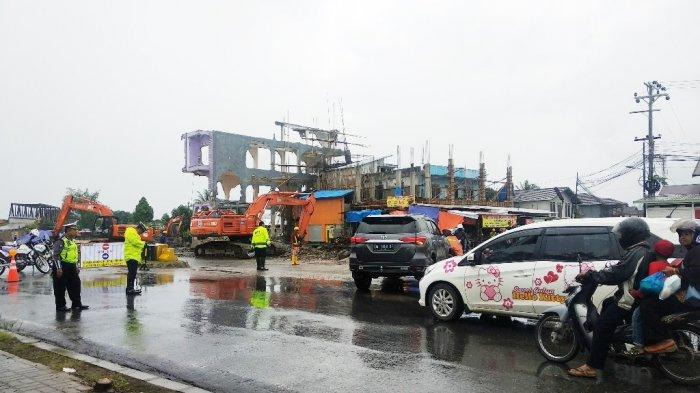 Polisi Gelar Prasimulasi Penutupan Jembatan Kayutangi