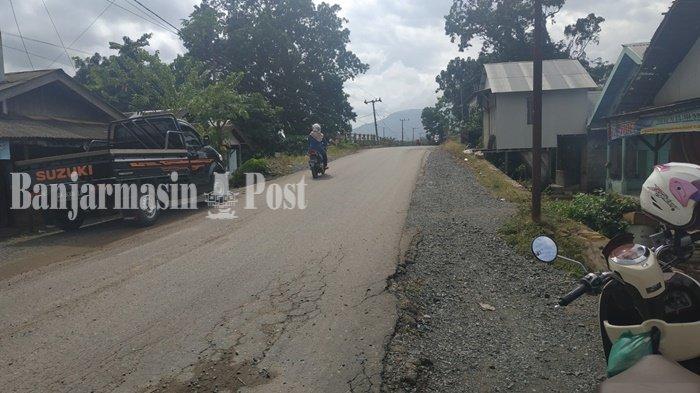 Luapan Air ke Jalan, Warung Gorengan di Atu-Atu Pelaihari Tanahlaut Sempat Terdampak