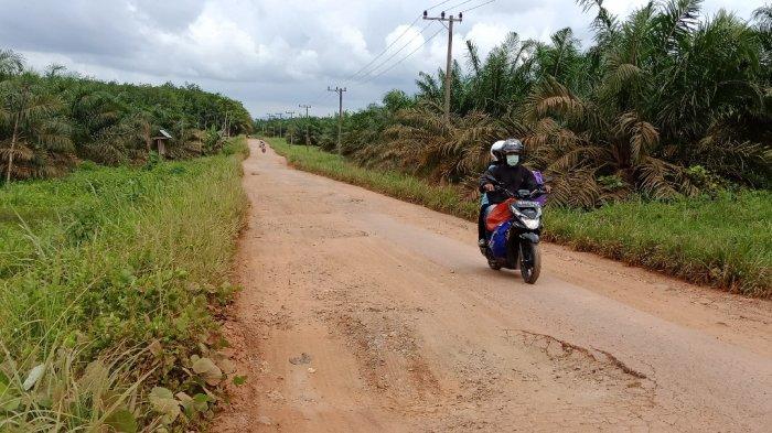 Patok Batas Jalan Muara Uya Menuju Bintang Ara Tabalong Telah Dipasang, Warga Bersyukur
