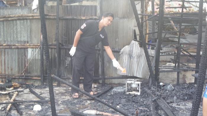 Kebakaran Warung Bang Jali Diduga Akibat Kompor Meledak