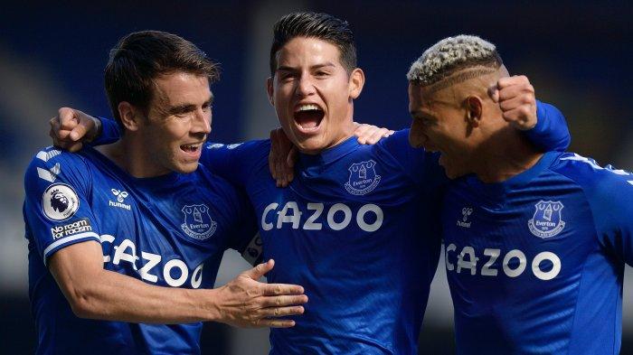 SESAAT LAGI Link TV Online Everton vs Arsenal Liga Inggris, James Rodriguez Tak di Susunan Pemain