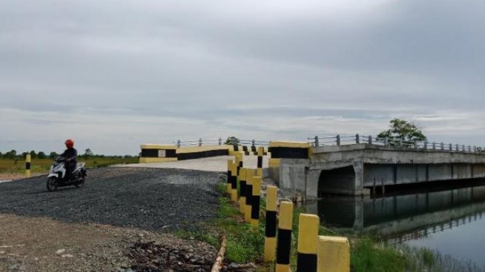 Akhirnya, Jalan Guntung Manggis-Bati-bati Sudah Miliki Jembatan