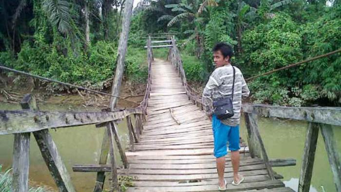 Pembangunan Mangkrak, Desa Manunggul Lama Tanyakan Nasib Jembatan